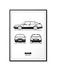 plakaty Plakat Legendy Motoryzacji - Saab 900 Turbo 2