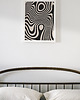 plakaty Abstrakcyjny plakat do salonu, nowoczesny, ciemno-beżowy, zebra. 6