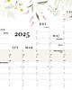 kalendarze i plannery Planer ścienny 2025 święta 42x60cm (A2)+dębowy wieszak 1