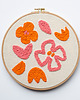 Ozdoby na ścianę Zestaw do punch needle Bloom Flowers 2