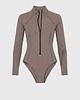 stroje kąpielowe i kostiumy kąpielowe damskie Saghir Swim & Surf Suit - Mocha Kostium jednoczęściowy 3