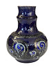 wazony Kobaltowy ceramiczny wazon Strehla Keramik, Niemcy lata 60. 7