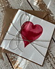 kartki scrapbooking Wyjątkowa ręcznie robiona kartka na walentynki - walentynka z sercem 3