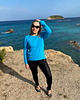 bluza bez kaptura damska Ibiza - bluza bez kaptura turkus - odCZAPY 4