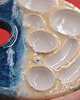 akcesoria różne Ceramiczna paletka do farb, ze szkłem. Plaża 1