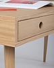 biurka Duże biurko z 4 szufladami, mid century, 160x75 4