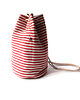 torebki różne  worek plecak - red&white stripes&nut - 1