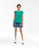 t-shirt damskie Bluzka z haftowanym przodem 5