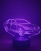 dekoracje świetlne Lampka LED samochód, spersonalizowana 2