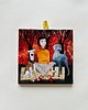kafle i panele Kafle ceramiczne - kobieta i psy 1