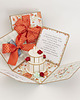 kartki scrapbooking Pamiątka ślubu, exploding box, kartka 3d na wesele cytryny 2