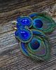 kolczyki soutache Peacock Eye-kolczyki soutache 4