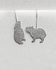 kolczyki srebrne Kolczyki srebrne Kapibara  1