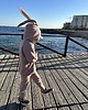 bluzy dla niemowlaka Bluza z uszami królika - zielona 2