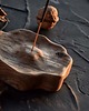 Podstawki pod kadzidełka Drewniana Podstawka na kadzidełko woodwasp 1