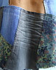 spódnice maxi Długa patchworkowa spódnica kolorowy denim r.38 4