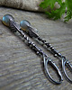 kolczyki wire wrapping Simple & Labradorite 3