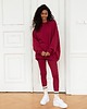 bluza bez kaptura damska Bluza Biggie Burgund 3