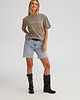 t-shirt damskie Koszulka damska OVERSIZE Washed Smoke 5