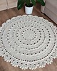 dywany Dywan ze sznurka bawełnianego szydełkowy 120cm 1