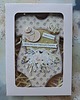kartki scrapbooking Kartka z okazji narodzin dziewczynki (w pudełku) 2