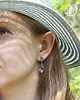 kolczyki wire wrapping Leśne szepty 5