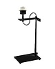 lampy stołowe Srebrna lampka nocna do sypialni w stylu glamour ALASKA GLAM 4