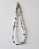 chokery Naszyjnik choker BOHO ART granat, turmalin, amazonit 2