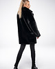 płaszcze damskie Czarny  Oversize Płaszcz ze Sztucznego Futra 3
