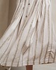 spódnice maxi Bawełniano-wiskozowa spódnica w paski, BEIGE WANDA 5