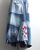 spódnice maxi Patchworkowa spódnica jeans r.46 3