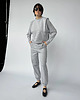 bluza bez kaptura damska Bluza Art grey z poduchami 4