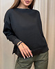 bluza bez kaptura damska Bluza basic Nero 2