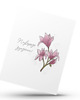 kartki okolicznościowe - wydruki Kartka Najlepsze życzenia Magnolia 2