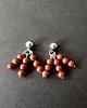 kolczyki z kamieniami Kolczyki FANABERIA TRIO jaspis czerwony 1