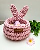 koszyki wielkanocne Koszyczki wielkanocne z uszami " The Ester Bunny" 3