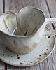 kubki Kubek Ceramiczny Serce, Kubek Handmade Stracciatella 1