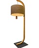 lampy podłogowe Lampa podłogowa LEEA - CARLA. Lampa wykonana z dębu i kamienia. 3