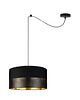 lampy wiszące Czarno-srebrna lampa wisząca pająk WAIKIKI W1 GLAM z regulacją 3
