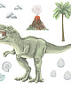 naklejki ścienne do pokoju dziecka DINOZAUR  T-REX XXL - naklejka na ścianę 4