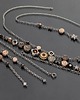 chokery Colours mix vol. 12/rose gold/ - naszyjnik 5