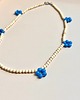korale Naszyjnik blue flower 1