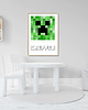 obrazy i plakaty do pokoju dziecięcego Minecraft plakat "Creeper" 2