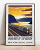 plakaty Plakat Vintage Retro Train 1