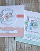 kartki scrapbooking Kartka komunijna dla chłopca Mint GOTOWA 3