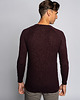 swetry męskie Sweter męski  lerici o-neck bordo 2