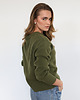 swetry damskie  Sweter Freya leśna zieleń 1