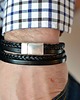 biżuteria męska BRANSOLETKA MĘSKA MAGNETOOS DOUBLE VARIO black 3