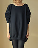 bluza bez kaptura damska Gigantyczny Oversize Czarny Z XXXXXL 2