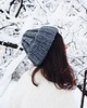 czapki damskie Szara czapka  beanie wełna peruwiańska alpaka 2